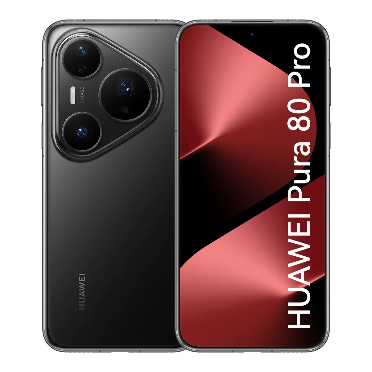 HUAWEI Pura 80 Pro 12GB+512GB Câmera Ultra-iluminação de 1 Polegada Câmera Teleobjetiva Macro Ultra-iluminação Cancelamento de Ruído por IA 5.17 Ah Dual SuperCharge Celular Preto - TekOfertas