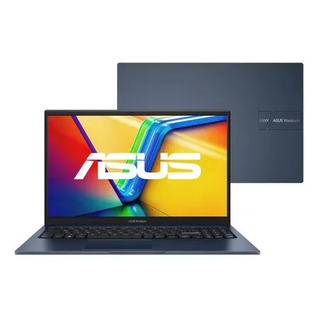 Notebook Asus Vivobook 15, Intel Core I5 1334u 1,3 Ghz, 8gb Ram, 256gb Ssd, Tela 15,6  Fhd, Windows 11 Home , Quiet Blue - X1504va-nj1737w Azul-marinho - TekOfertas
