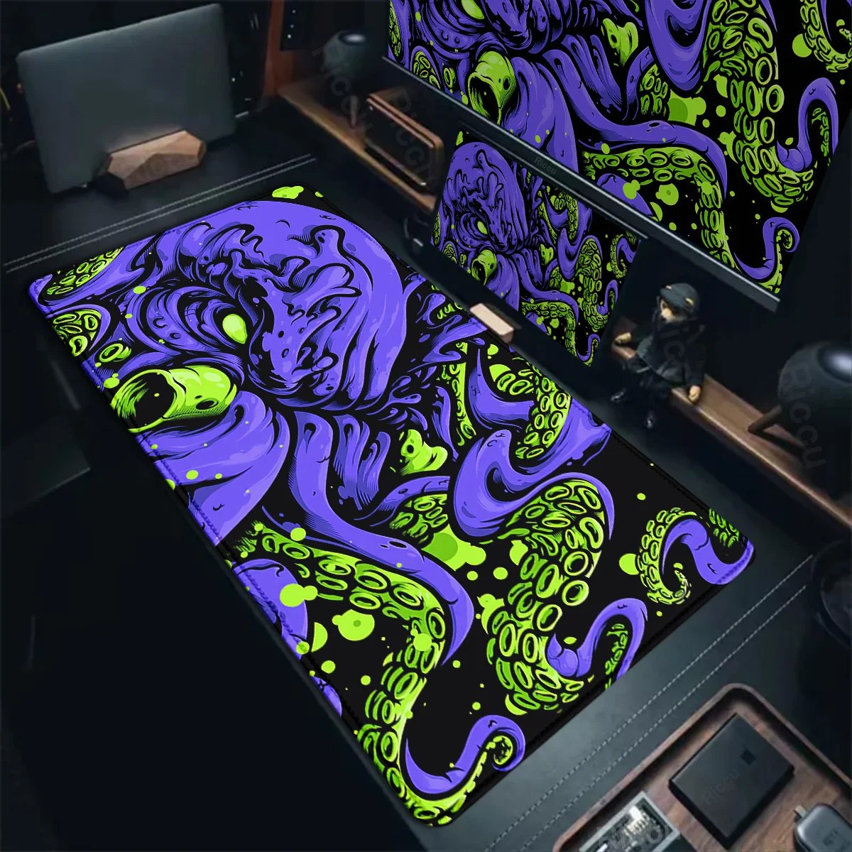 Octopus Monster Mouse Pad Large Size Gamer Keyboard Desk Mats Computer Table Gaming Mat XXL Extended Mausepad Office Accessories - TekOfertas