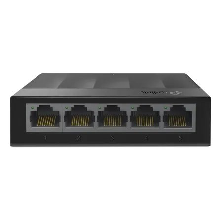 Switch Tp-link Ls1005g - 5 Portas Gigabit 10/100/1000 Mbps - TekOfertas