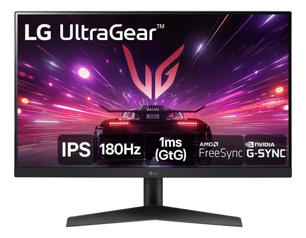Monitor Gamer LG UltraGear 24” 24GS60F-B IPS Full HD 180Hz 1ms (GtG) NVIDIA® G-SYNC® AMD FreeSync™ HDR10 sRGB 99% HDMI DisplayPort - TekOfertas