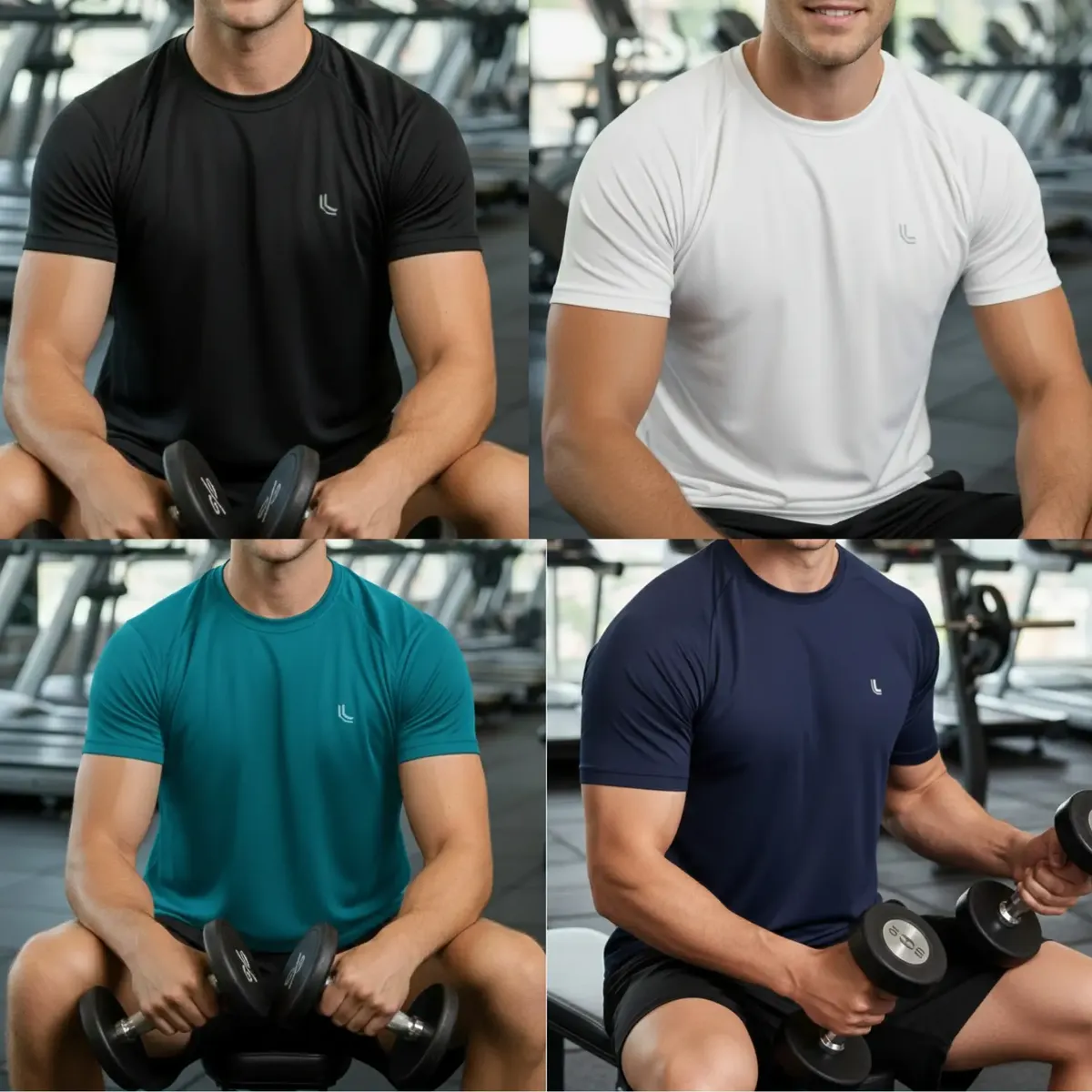 Kit 2 Camiseta Dry Masculina Fit Lupo Básica Academia - TekOfertas
