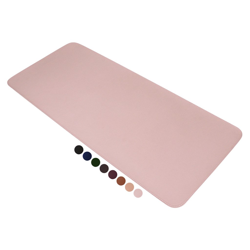MousePad Grande Rosa Desk Pad Couro Gamer Office - TekOfertas