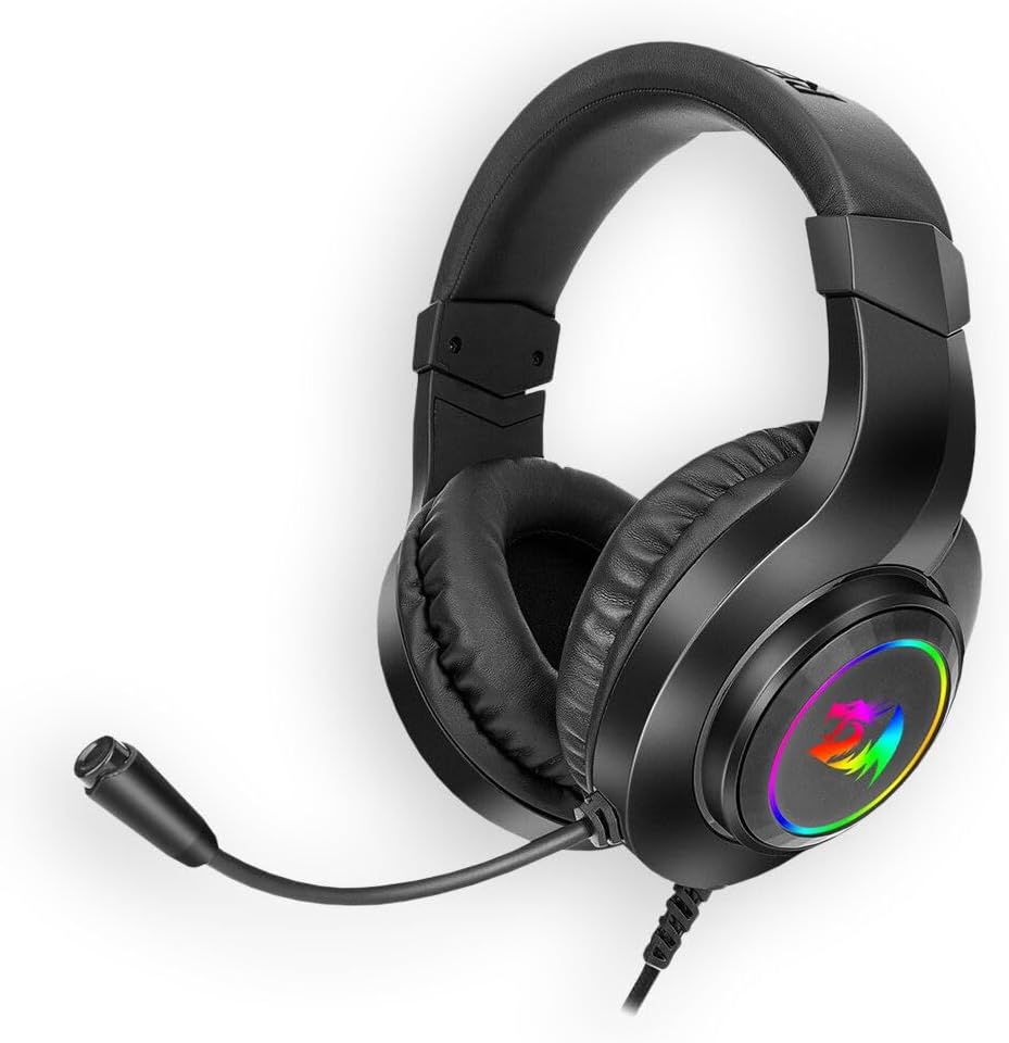 Headset Gamer Redragon Hylas Preto RGB H260RGB, Único - TekOfertas