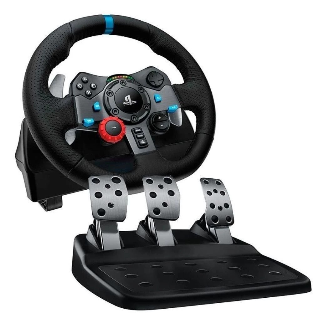 Volante de Corrida Driving Force c/ pedal Logitech G29 PS4 - TekOfertas