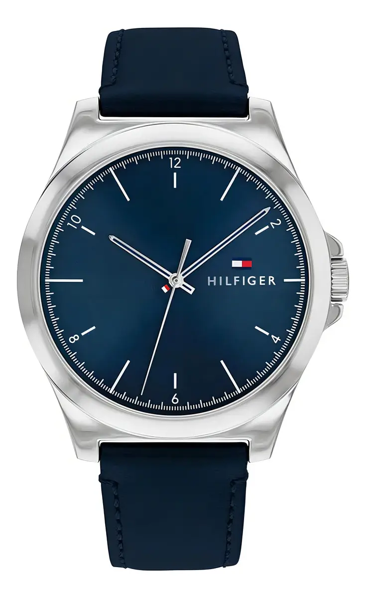 Relógio Tommy Hilfiger Norris Masculino Couro Azul - 1710666 - TekOfertas