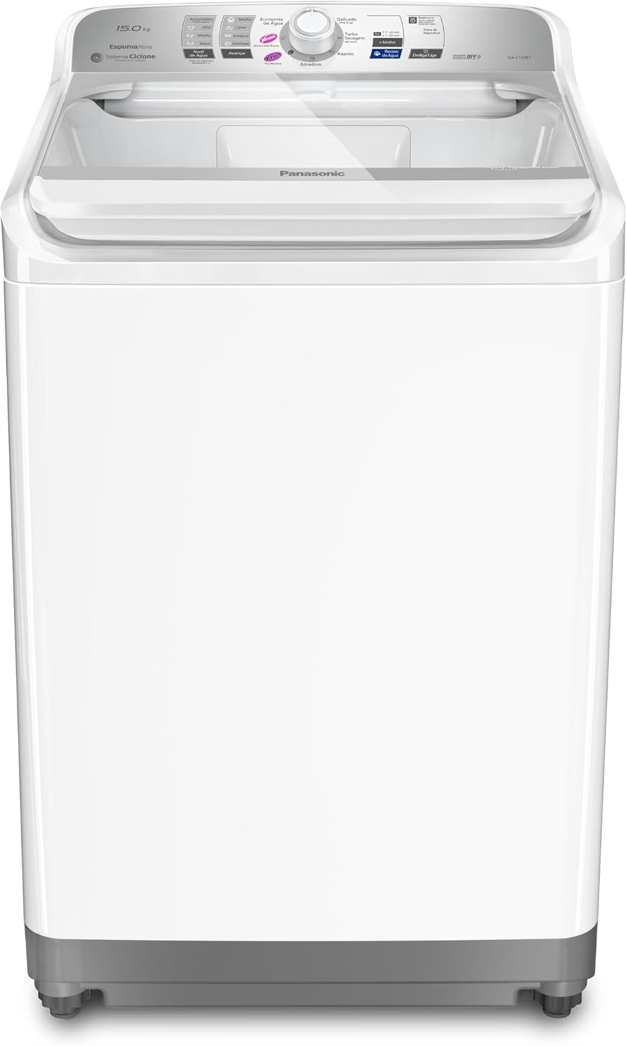 Máquina de Lavar Panasonic 15kg Branca Função Vanish NA-F150B1W 220v - TekOfertas