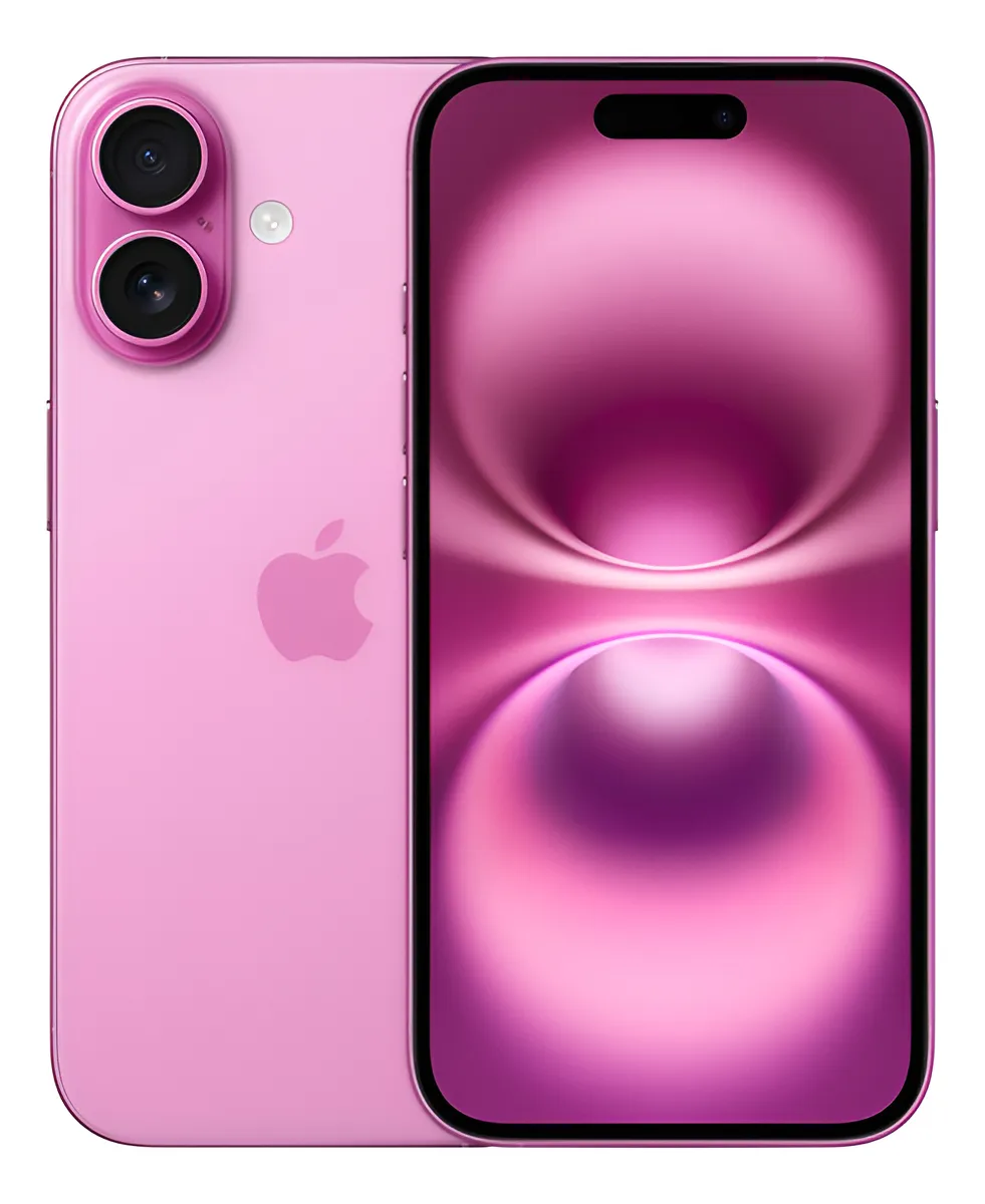Apple iPhone 16 (128 GB) - Rosa - Distribuidor Autorizado - TekOfertas