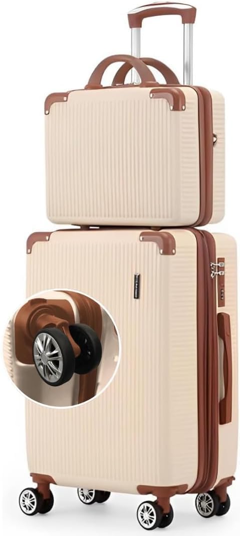 Mala de Bordo 10kg com Frasqueira Bagagem de Mão Expansivel Aprovada ANAC com 4 Rodas duplas 360° Cadeado AntiFurto TSA Mala de Viagem Alça Lateral com Divisória, Leve Resistente - TekOfertas