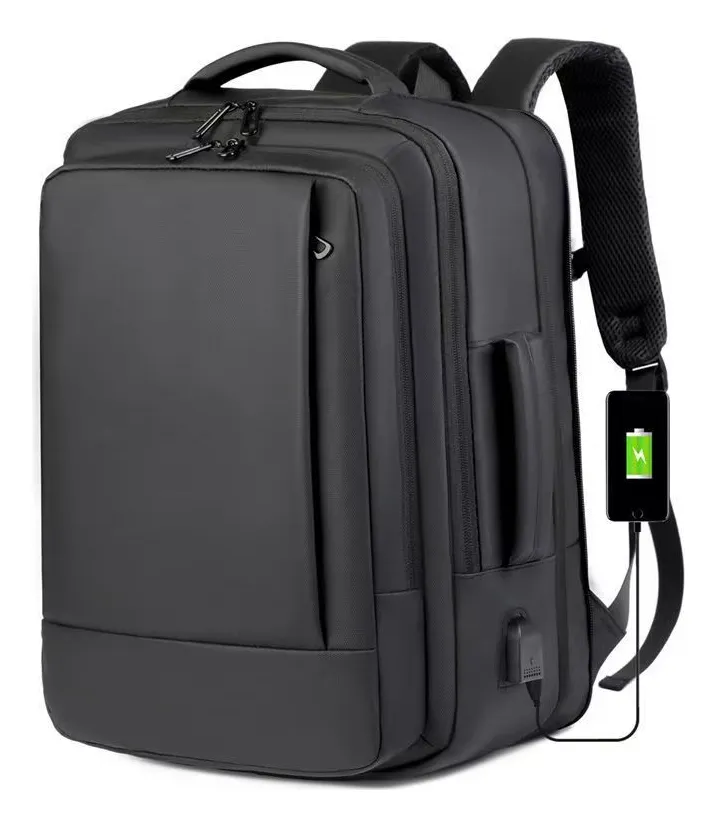 Mochila Dos Homens Com Faixa Impermeável Para Expansão - TekOfertas