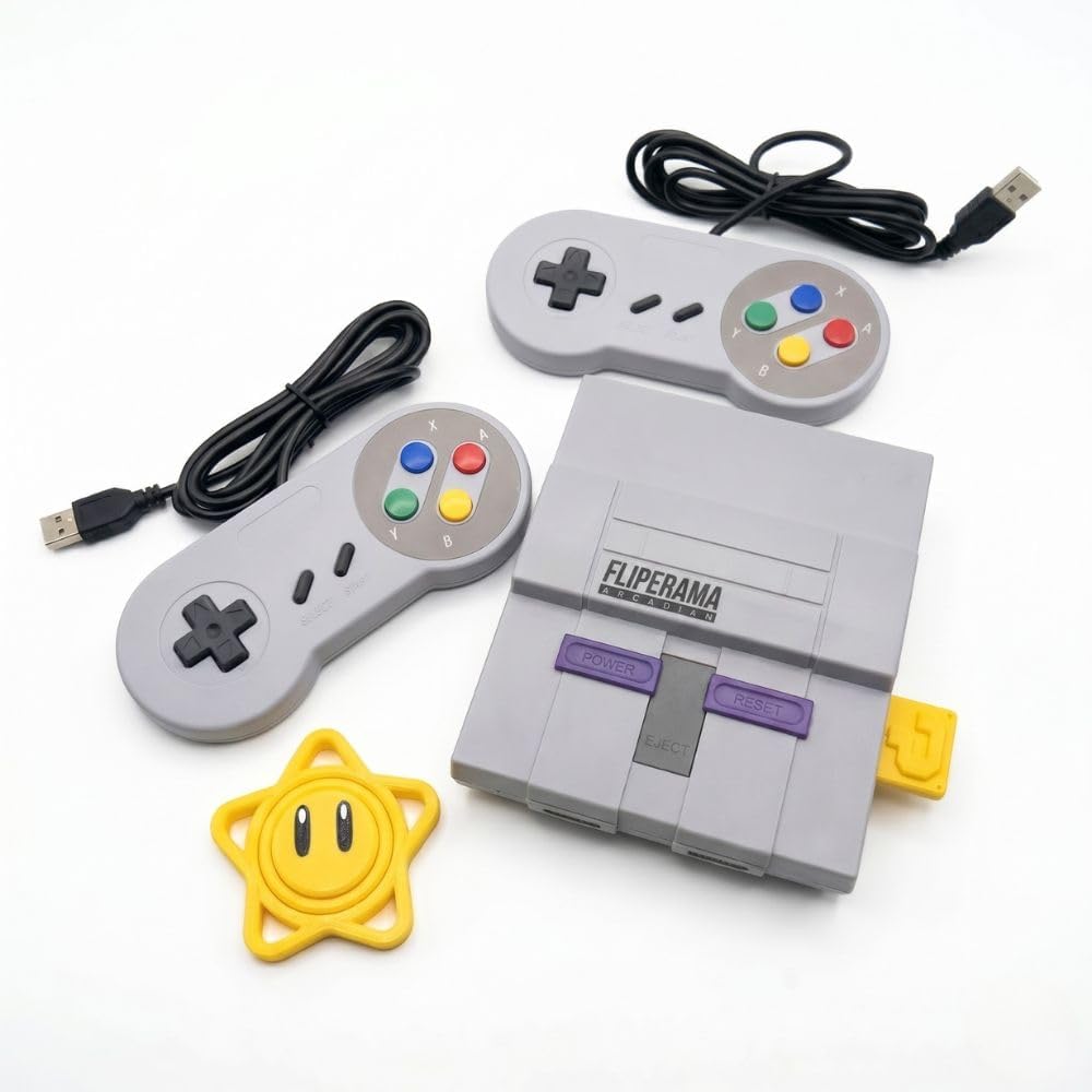 Game Retro Mini Super Nintendo + 2 Controles + todos os Jogos de Snes - TekOfertas