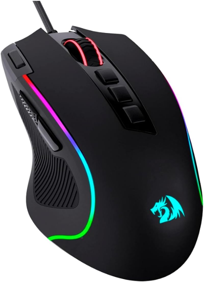 Mouse Gamer Redragon Predator M612-RGB | RGB, Preto - TekOfertas