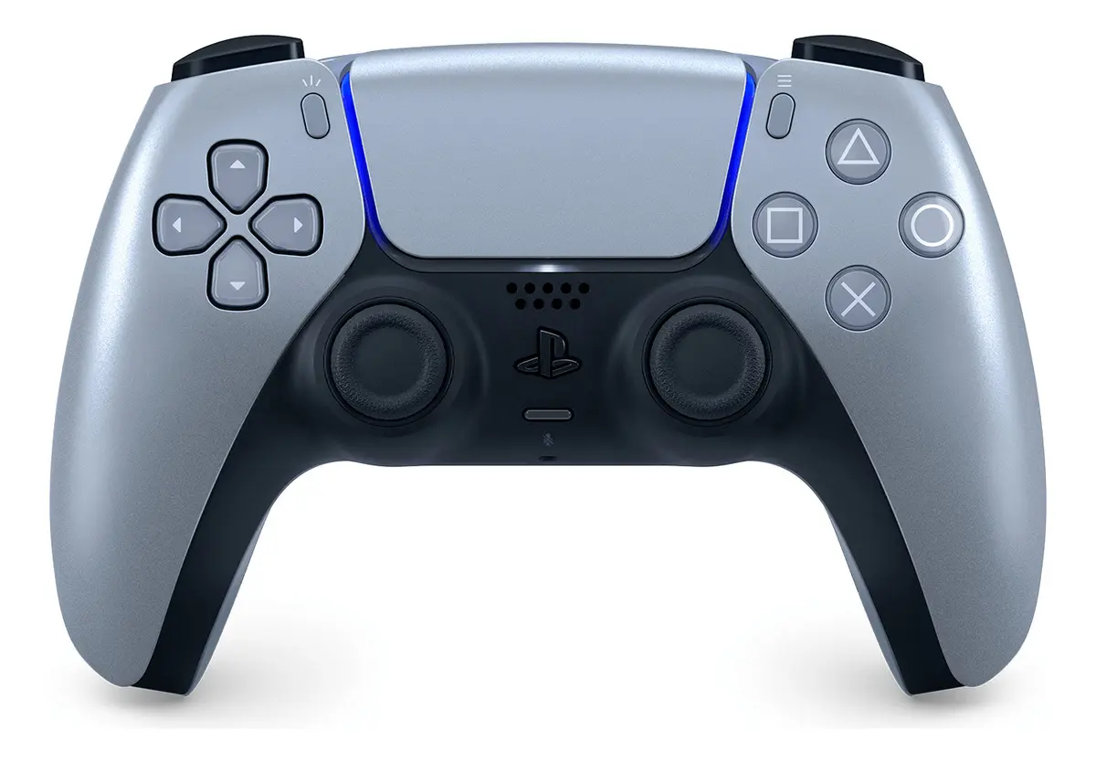 Sony PlayStation DualSense CFI-ZCT1W Controle Sem Fio Sterling Silver Cor Cinza - TekOfertas