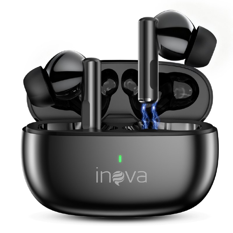 Fone sem fio bluetooth INOVA original fone iphone e Android sem fio headset gamer earpods microfone - TekOfertas