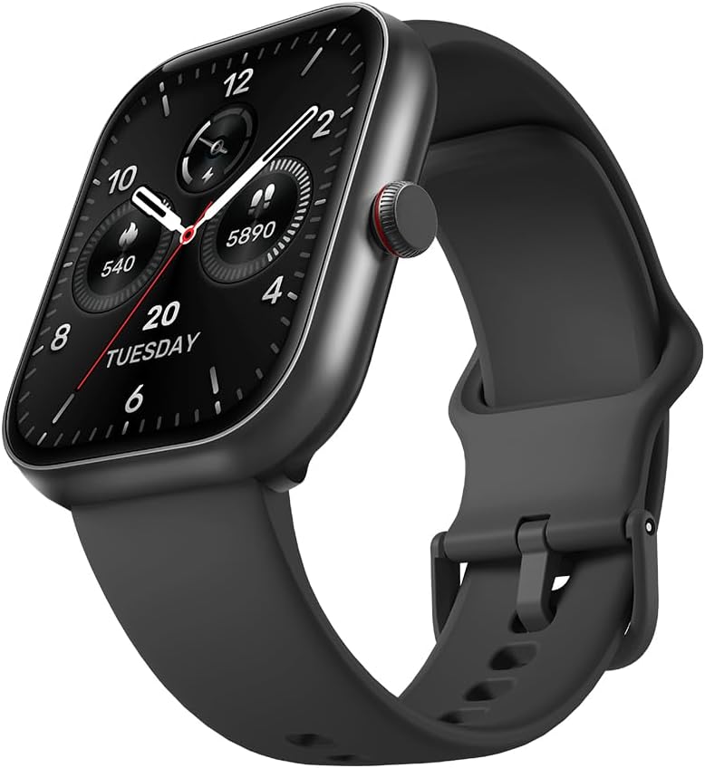 Bettdow SmartWatch, relogio smartwatch com 1.91" Ecrã tátil e Alexa, à prova d'água IP68, relogio feminino e masculino com 100+ Modos Esportivos Faz e Recebe Ligações(preto) - TekOfertas