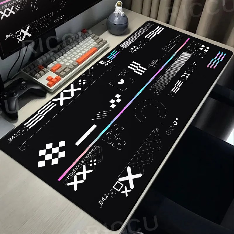 CS GO Large Size Mouse Pad Gaming Mousepad Rubber Mouse Mat Gamer Desk Mat Mechanical Keyboard Desk Pads XXL 40x90cm Mousepads - TekOfertas