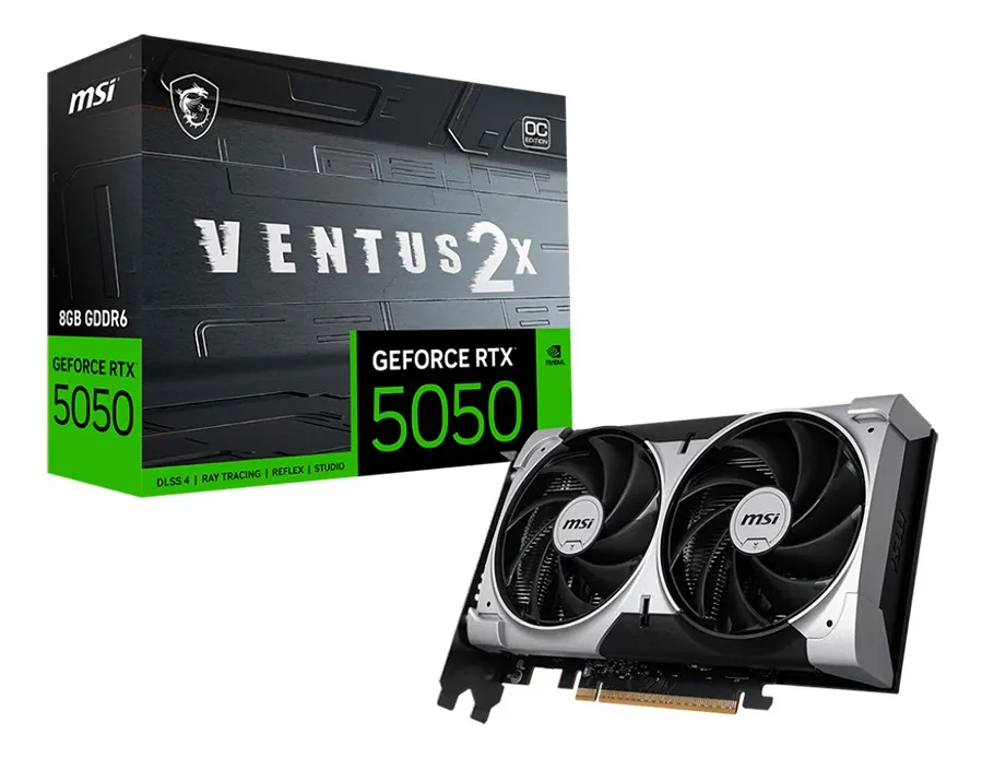 Placa De Vídeo Nvidia Geforce Msi Rtx5050 8gb Ventus 2x Oc - TekOfertas
