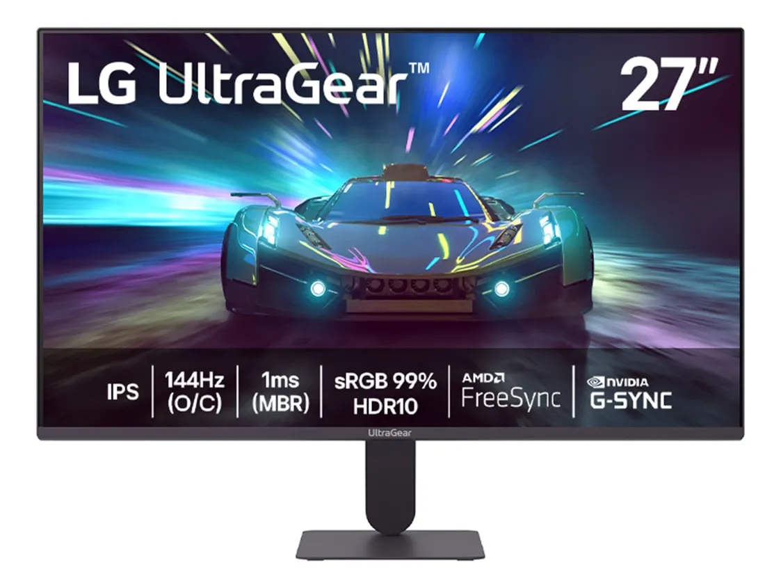 Monitor LG UltraGear 27G411A-B 27",FHD, 144Hz, 1ms (MBR), NVIDIA G-SYNC, AMD FreeSync, HDR10 - TekOfertas