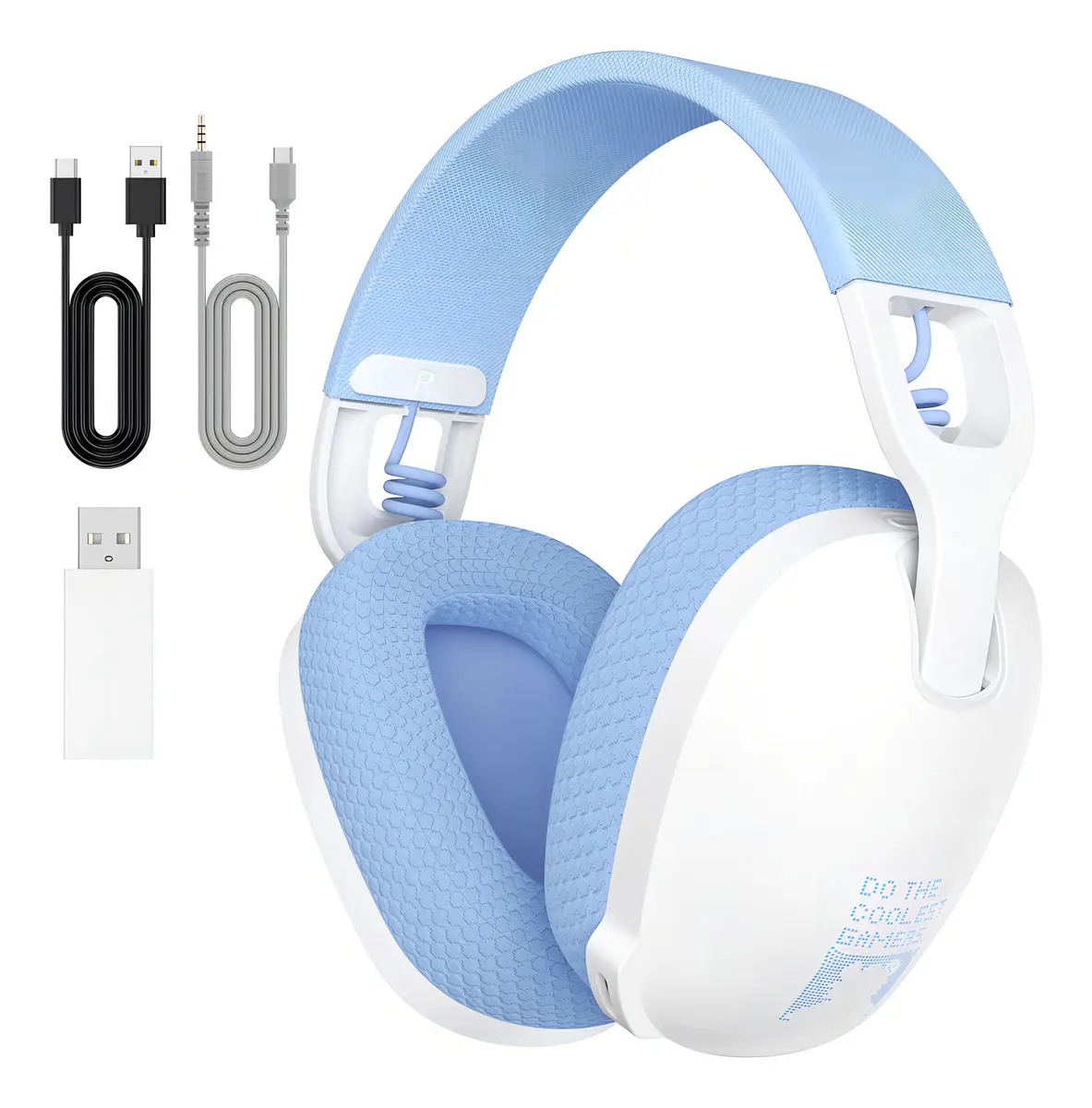 Headset Gamer Onikuma B2 Fone Tipo G435 Bt-5.3 Ps5 Ps4 Pc Cor Branco - TekOfertas