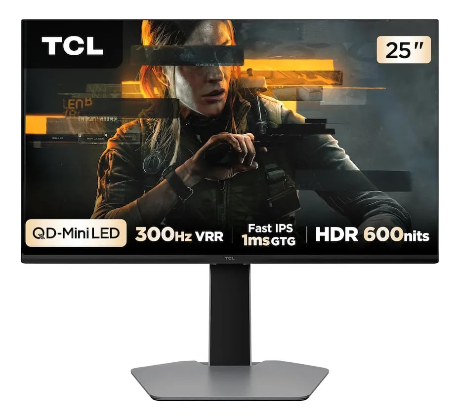 Monitor Gamer 25 Full Hd 25g64 Qd-mini Led 300hz 1ms Tcl - TekOfertas