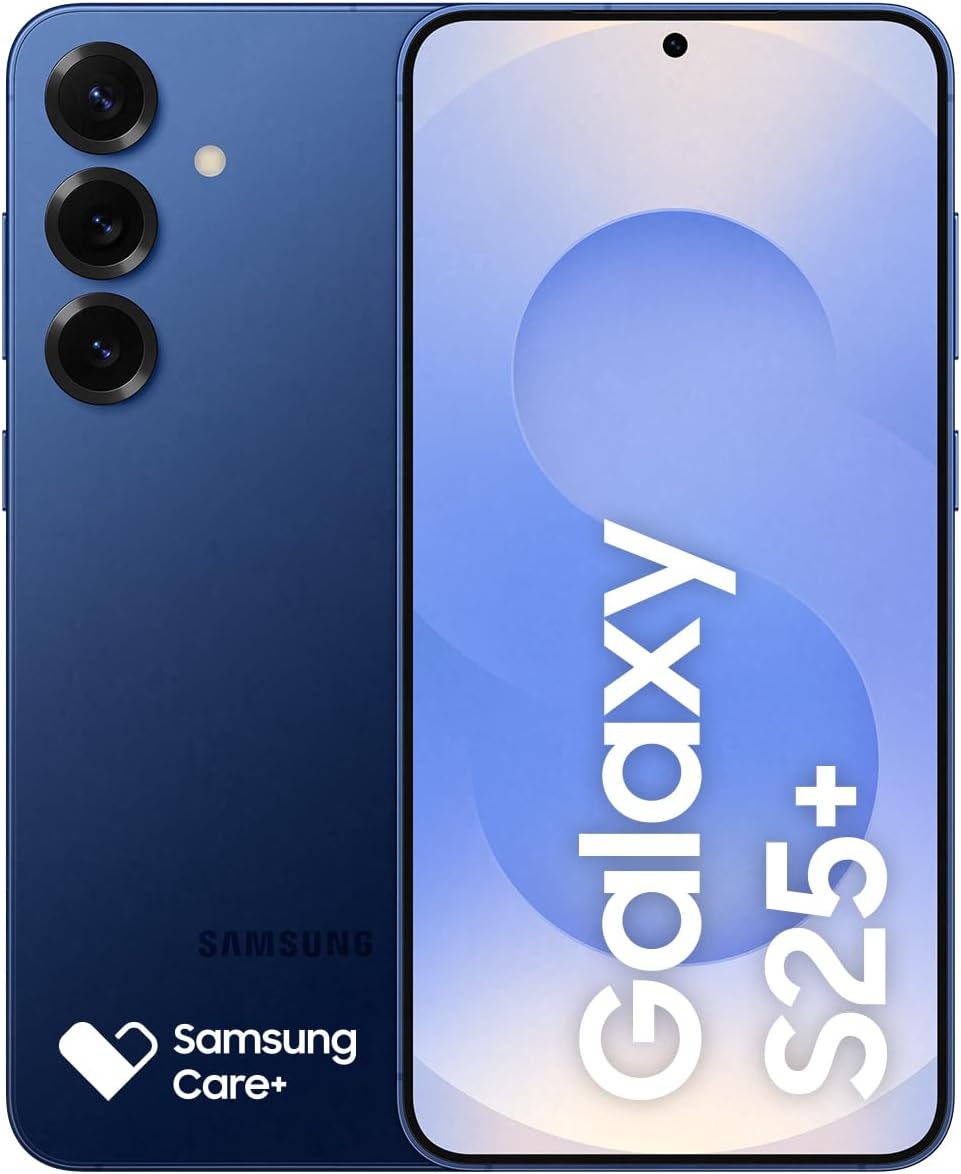 Celular Samsung Galaxy S25+ 5G, 512GB, 12GB RAM, Câmera Tripla de 50+12+10, Tela Grande de 6.7", Azul Marinho - TekOfertas