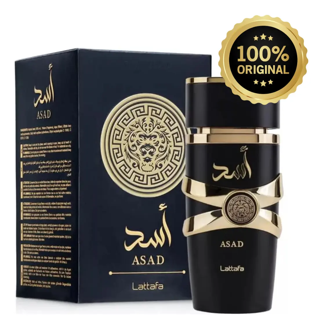 Perfume Lattafa Asad 100ml Eau De Parfum Original Árabe Original Com Nota Fiscal E Selo Original Lataffa - TekOfertas