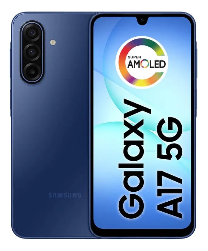 Celular Samsung Galaxy A17 5g Com Ia, 128gb, 4gb Ram, Câm De 50mp, Tela De 6.7 , Nfc, Ip54 - Azul - TekOfertas