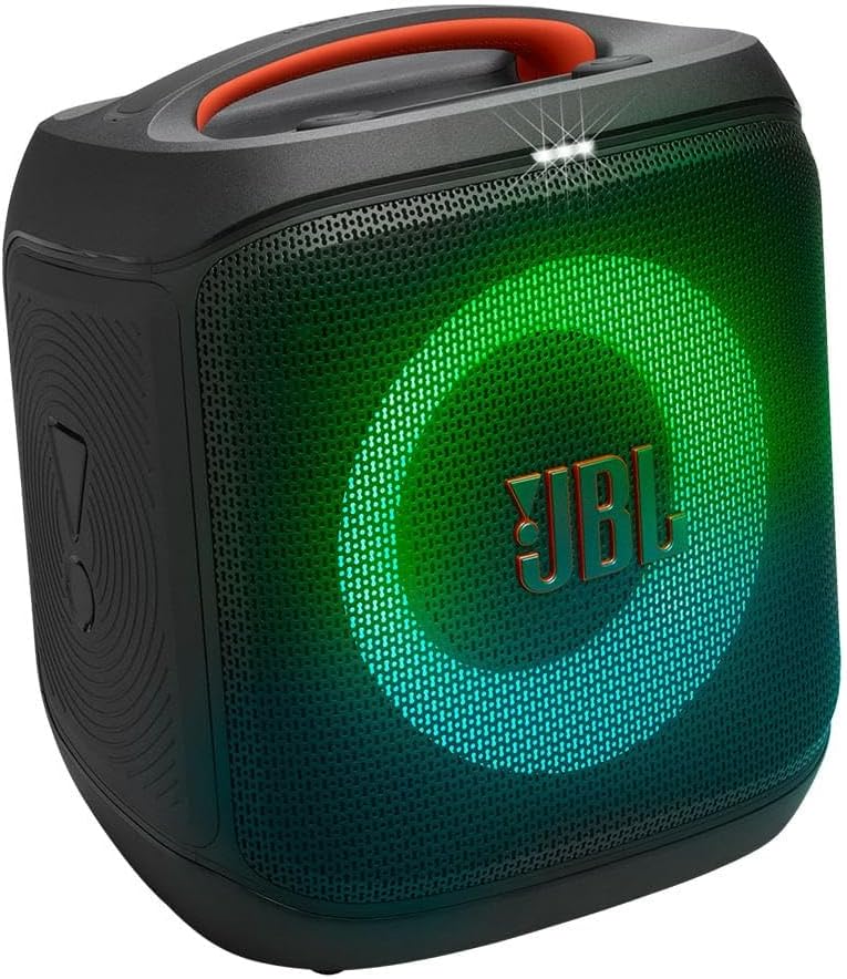 JBL, Caixa de Som, PartyBox Encore Essential 2, Show de Luzes, Bluetooth, Portátil, Resistente a Respingos, Bateria de até 15h, Som JBL Pro Sound, AI Sound Boost, 100 W RMS - TekOfertas